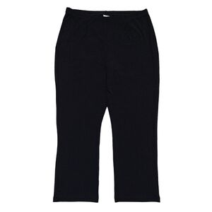 Chico's Travelers NWT No Tummy Black Pull On Straight Leg Slinky Knit Pants
